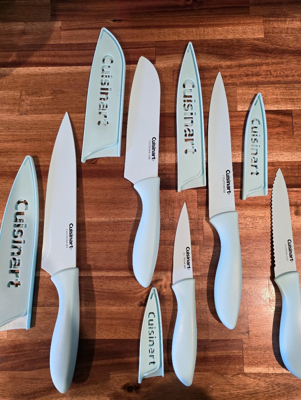 Light Blue Cuisinart Kitchen Knife Set